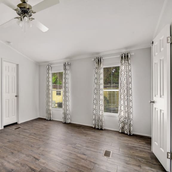 Spacious bedrooms with two windows at Forest Vista, Texas