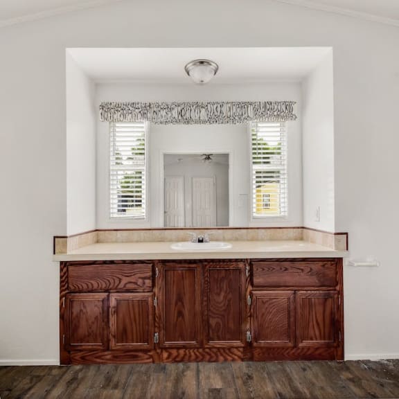 Spacious Restroom at Forest Vista, La Porte