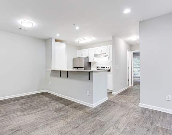 Living Room Come Kitchen View at Wood Terrace, Georgia, 30340