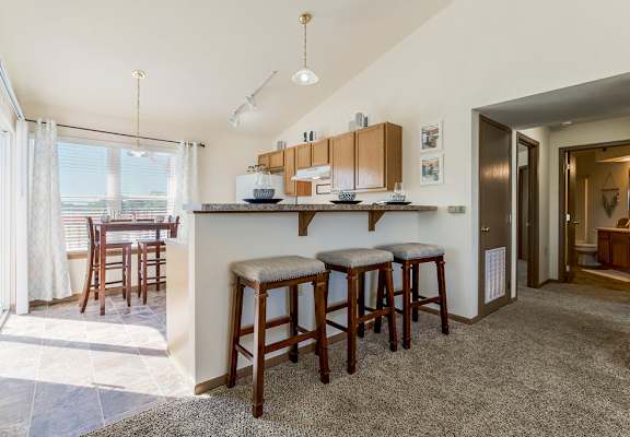 Kitchen With Eat-In Area