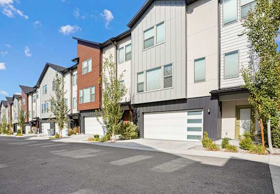 Empty Parking Lot at Whisperwood Townhomes, Ogden