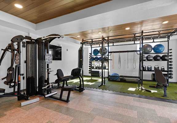 Fitness Center at Lotus Riverwalk Apartments, Ogden, Utah