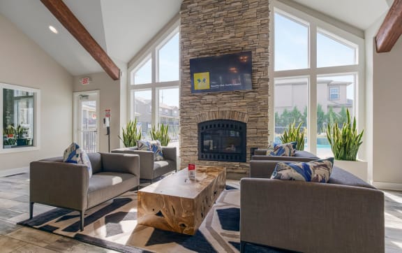 Lobby at Prairie Pines Townhomes, Kansas