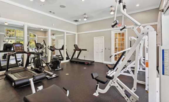 Fitness center at Longwood Vista Apartment Homes in Atlanta GA