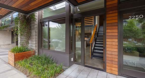 Ballard Lofts Outdoors Open Air Party Patio with Fire Pits and Seating Areas