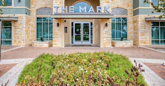 Property entrance at The Mark at Huebner Oaks, San Antonio, TX 78230