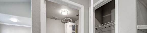 Laundry Room and Coat Closet | The Catherine Townhomes in Scottsdale