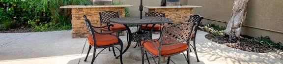 BBQ/Picnic Area at Lombardi Apartments, Woodland Hills, CA