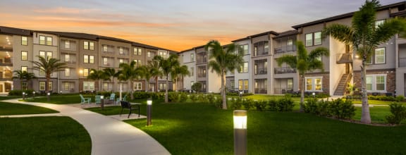 Twilight Exterior Of Property at The Oasis at Lakewood Ranch, Bradenton, 34211