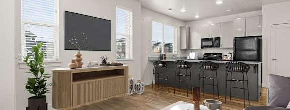 bar in kitchen