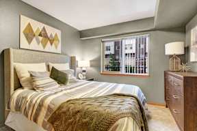 Model Bedroom | Apartments in Shoreline WA | Echo Lake
