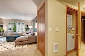 Stack-able Washer Dryer | Apartments in Shoreline WA | Echo Lake