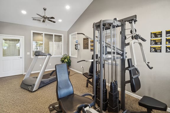 Fitness Center Strength Equipment at The Pines in Lakewood CO