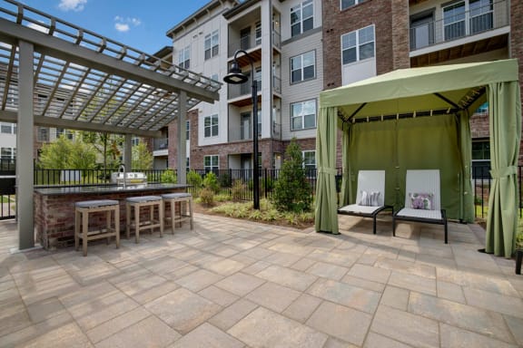 Private Cabanas & Outdoor Kitchen