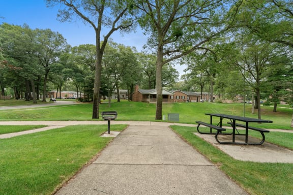 Picnic and Grill Station at Hickory Village