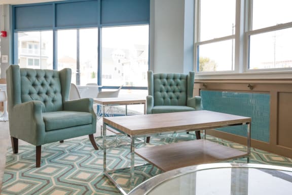 Sitting area/Lounge in the lobby of building