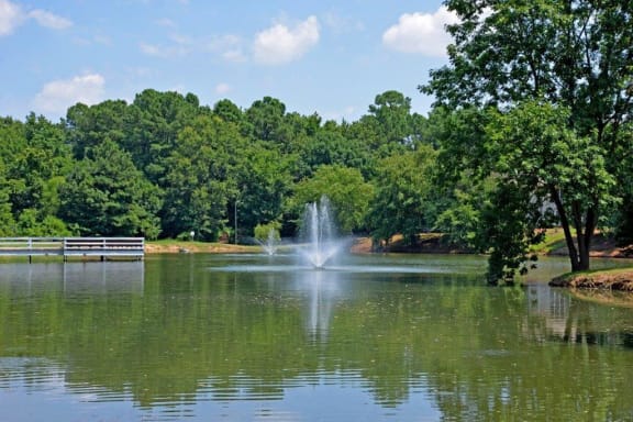 Sparking Lake Within Community at Huntington Apartments, North Carolina