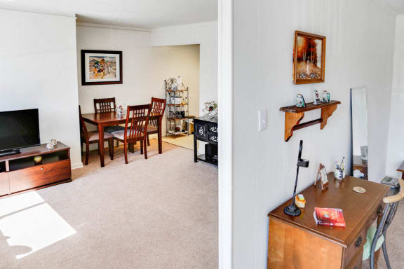 The living spaces in all apartment homes offer lots of natural light.