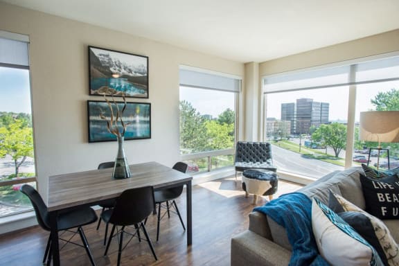 Dining Area at Union West Apartments in Lakewood, CO