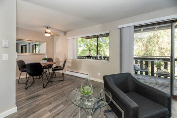 Parkside Apartments dining room view