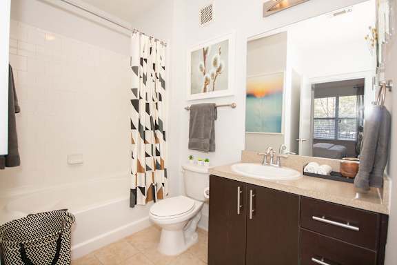 Bathroom at Glenwood Park Lofts, Atlanta, GA, 30316