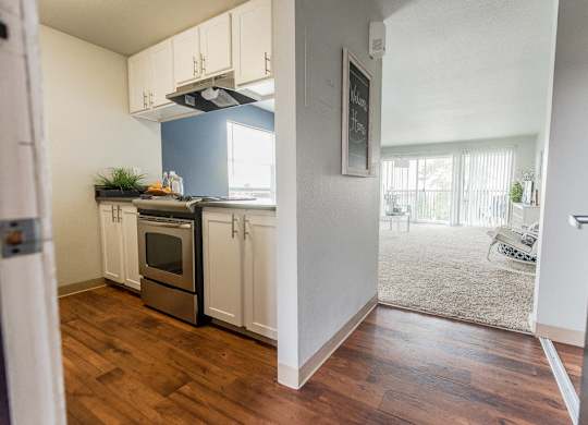 Entryway, Kitchen, and Living Room at The Aviator, Washington, 98055