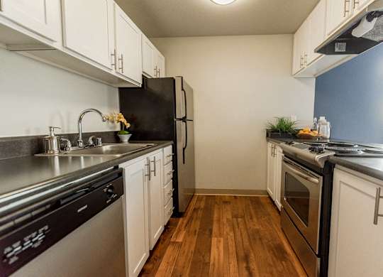 Kitchen at The Aviator, Renton, Washington