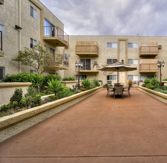 Beautifully Landscaped Grounds at Park Merridy, Northridge, CA, 91325