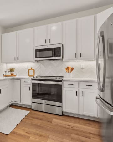 Fully Equipped Kitchen With Modern Appliances at 401 Oberlin, Raleigh, North Carolina