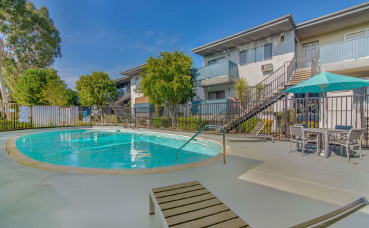 the swimming pool at our apartmentsat BLVD Apartments LLC, California, 91356