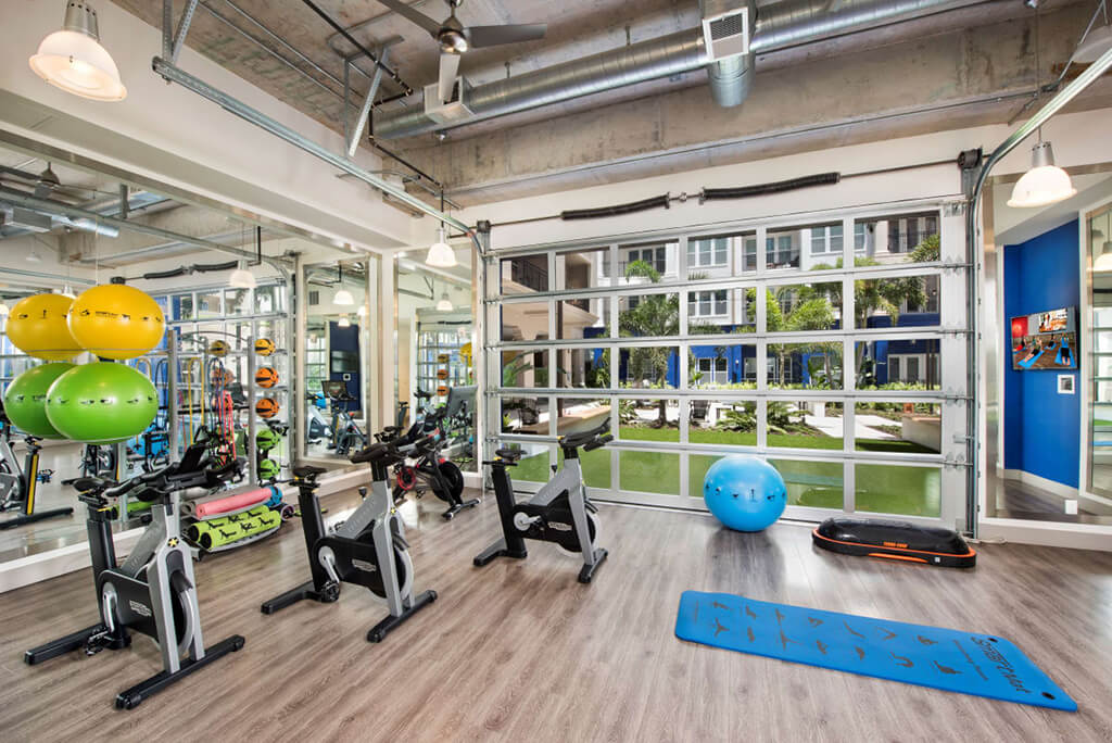 Maitland City Centre group fitness and yoga room - Maitland, FL