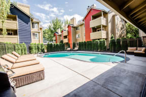 Puyallup Apartments - Cambridge on Seventh Apartments - Pool