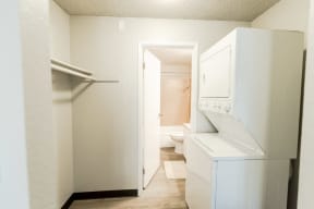 Everett Apartments - Nova North Apartments - Master Closet, Laundry, and Master Bath