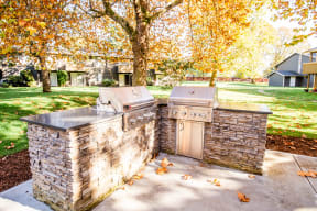 Lakewood Apartments - Bellmary Park Apartments - Common Patio Gas Grills