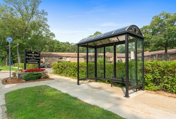 Bus Stop at Carriage House Apartments of Muskegon