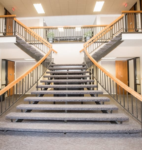 Kristin Square Office Building Entryway Stairs 