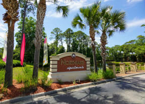 Northlake Apartments Jacksonville, Florida community entrance monument sign