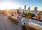 Thumbnail 6 of 8 - Access to Rooftop Lounge and Outdoor Deck at CityWay Apartments, Indianapolis, IN, 46204