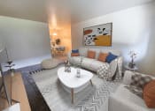 Thumbnail 5 of 23 - a living room with a couch and a table
