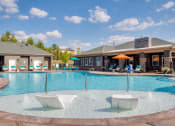 Thumbnail 4 of 29 - Relaxing Area Around Pool at Evolve at Tega Cay, South Carolina, 29708