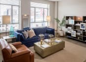 Thumbnail 25 of 35 - Living room at The Citizens Apartments in Columbus OH