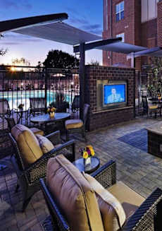 Outdoor Firepit Patio at Hidden Creek, Gaithersburg, Maryland