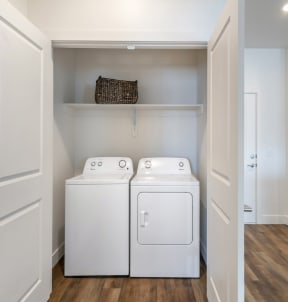In Unit Washer and Dryer at Residences at Homestead