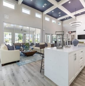 Community Clubhouse at Delray Apartments, Houston, 77077