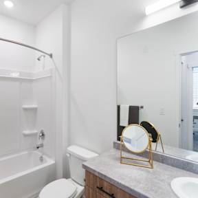 Bright Bathroom at The Veridian in Syracuse, UT