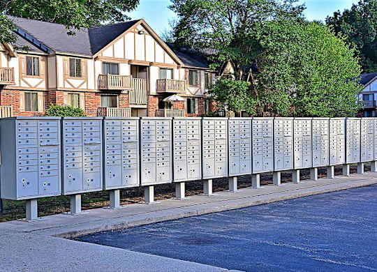 Mailboxes at Woodland Place, Midland, MI, 48640