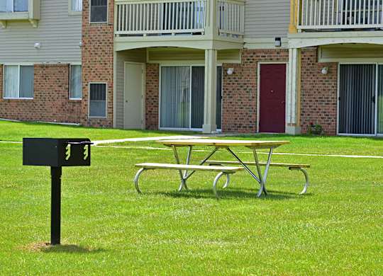 Picnic Table and Grill at Windsor Place, Davison