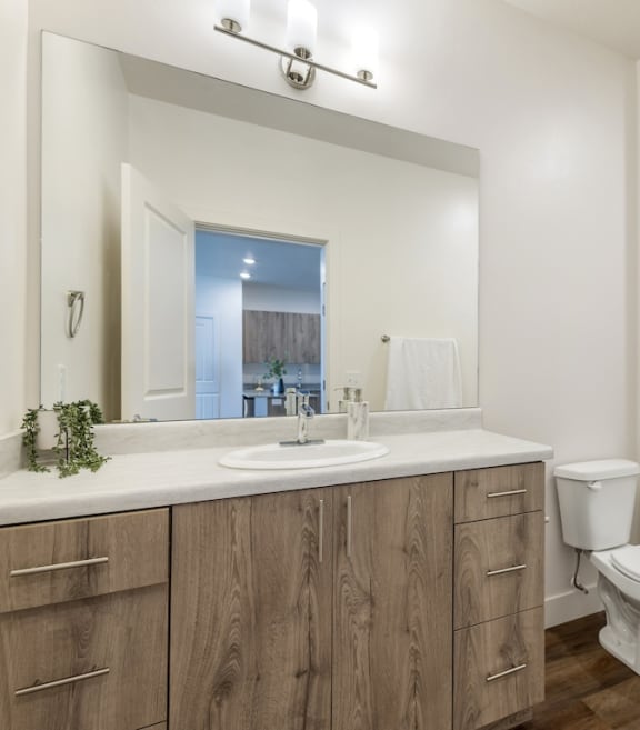 Bright Bathroom at Residences at Homestead