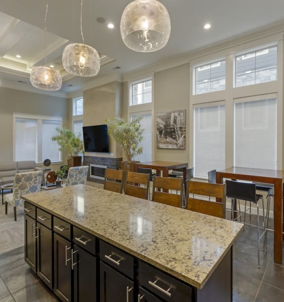 Kitchen in Clubhouse at Talavera at the Junction Midvale, UT