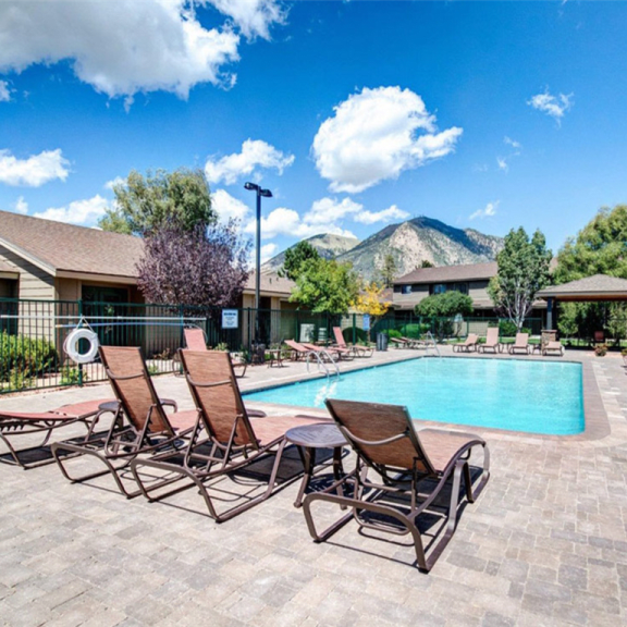 Swimming Pool With Relaxing Sundecks at Country Club Meadows Apartments, Flagstaff, 86004